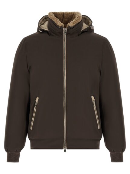Brunello Cucinelli Detachable Hood Down Jacket