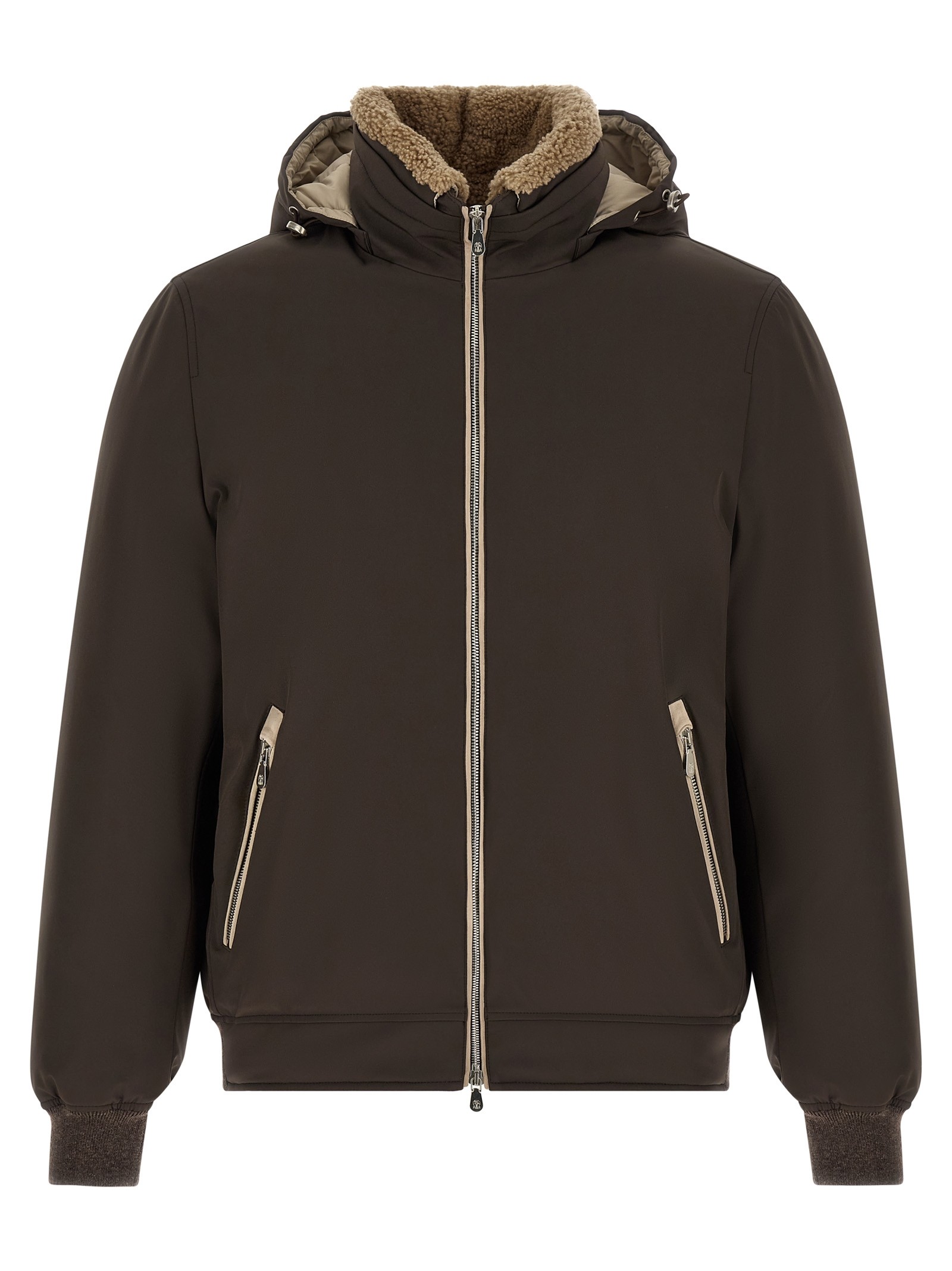 Brunello Cucinelli Detachable Hood Down Jacket
