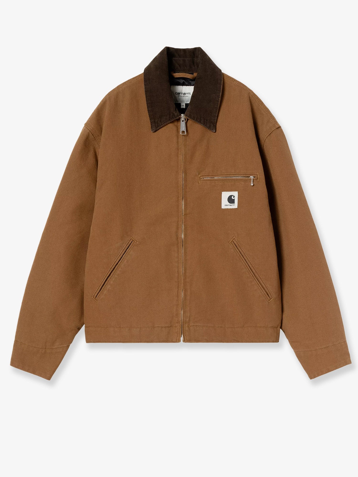 Carhartt Wip Detroit Canvas Jacket With Front Logo Patch