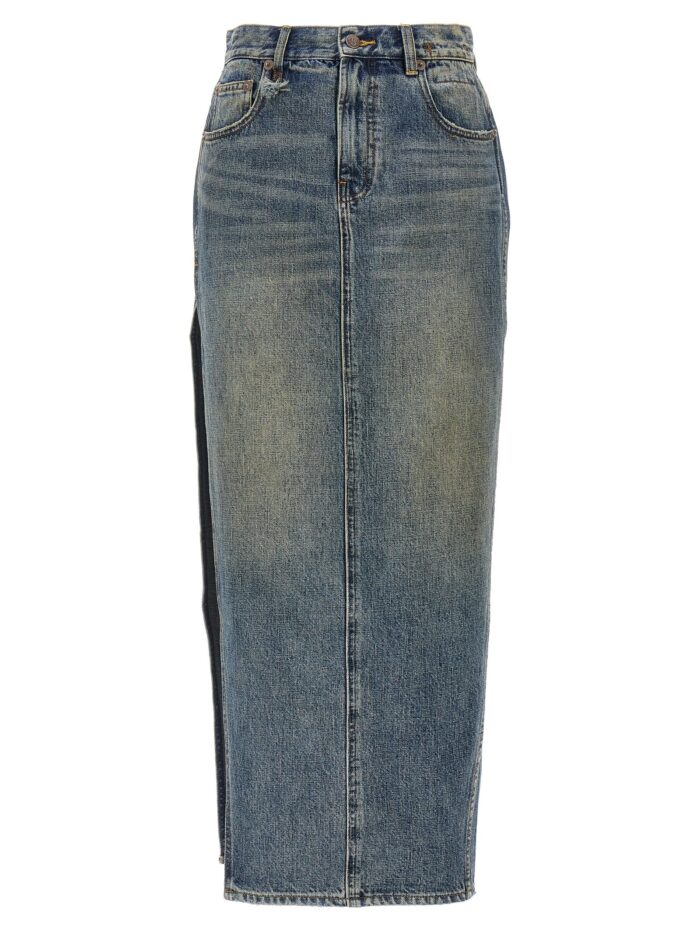 r13 'devon side slit' skirt R13 'Devon Side Slit' Skirt