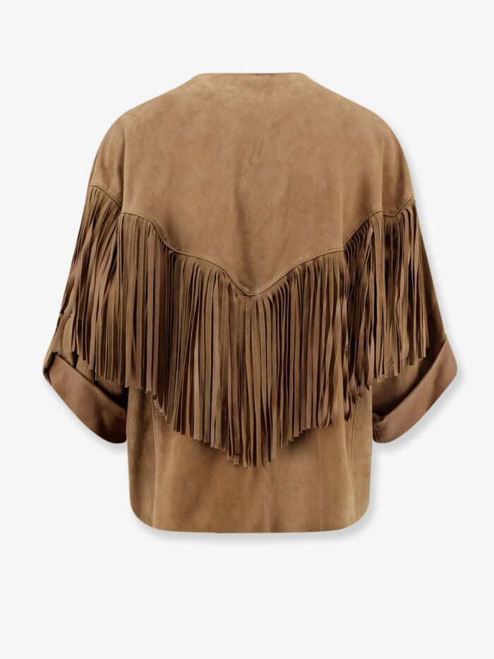 DFOUR Fringed Suede Jacket