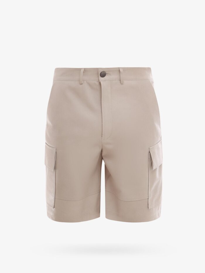 DFOUR Leather Bermuda Shorts