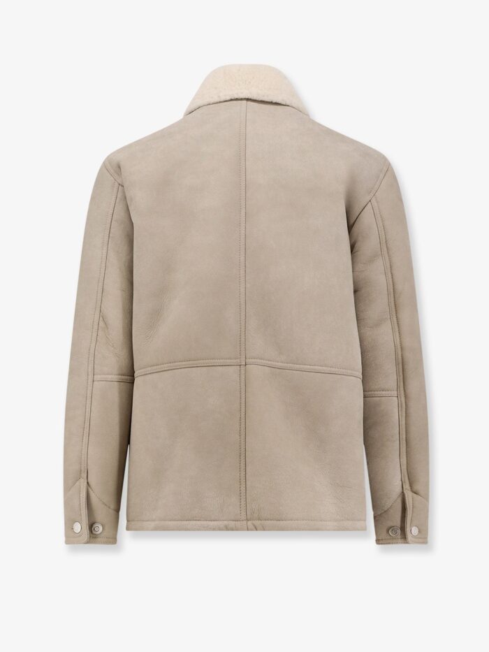DFOUR Leather Long Jacket