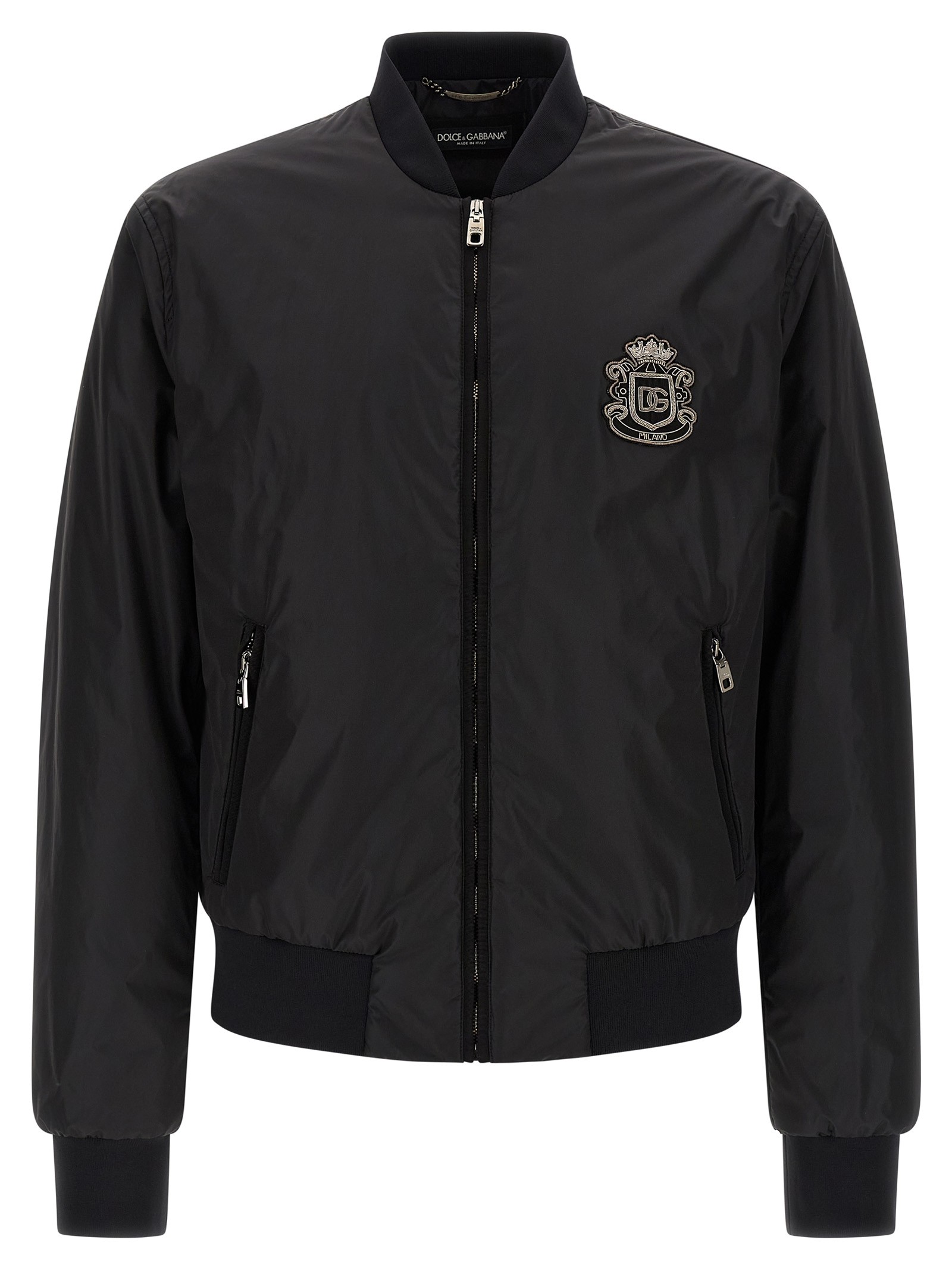 Dolce & Gabbana 'DG' Patch Bomber Jacket