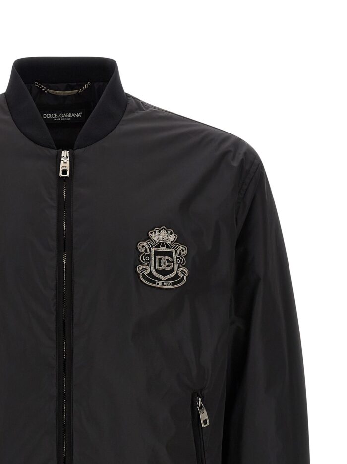 Dolce & Gabbana 'DG' Patch Bomber Jacket