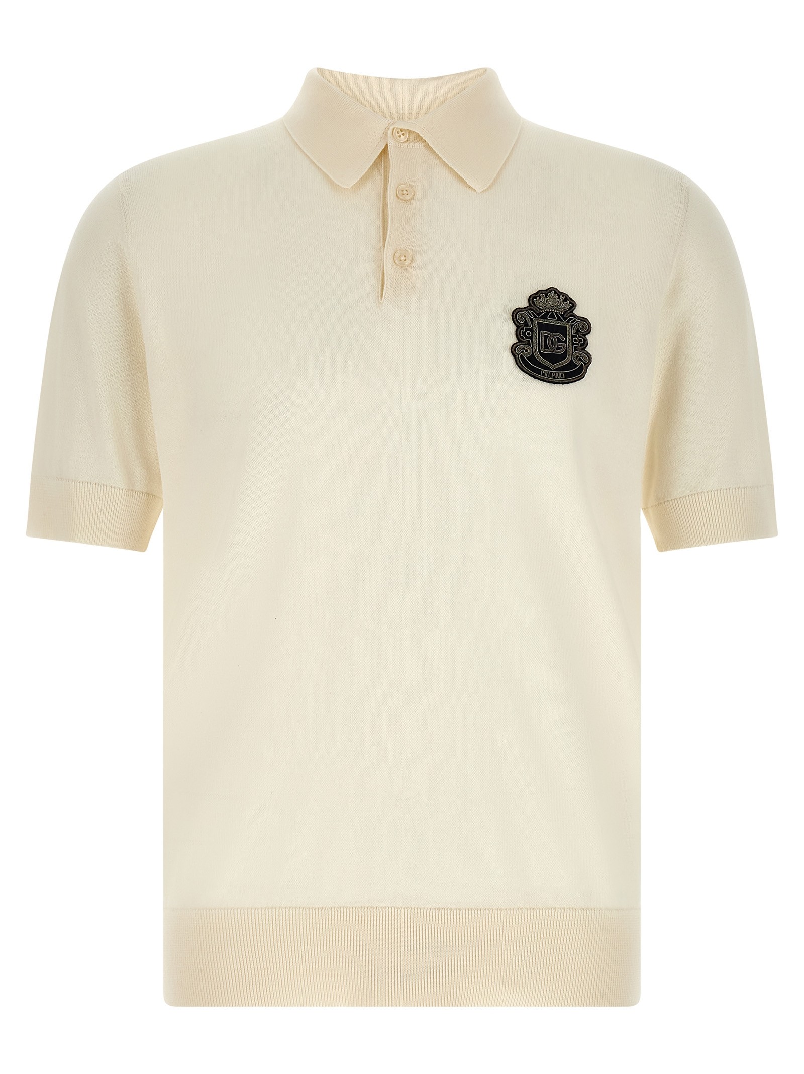 Dolce & Gabbana 'DG' Patch Polo Shirt