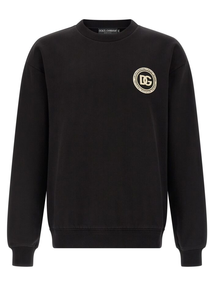 dolce & gabbana 'dg' patch sweatshirt Dolce & Gabbana 'DG' Patch Sweatshirt