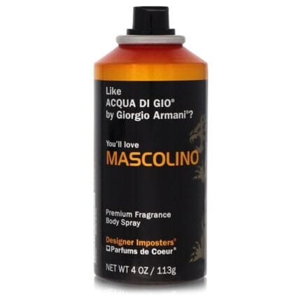Designer Imposters Mascolino By Parfums De Coeur - Body Spray (Tester) 4 Oz