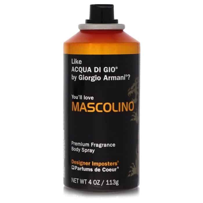 Designer Imposters Mascolino By Parfums De Coeur - Body Spray (Tester) 4 Oz - Image 1