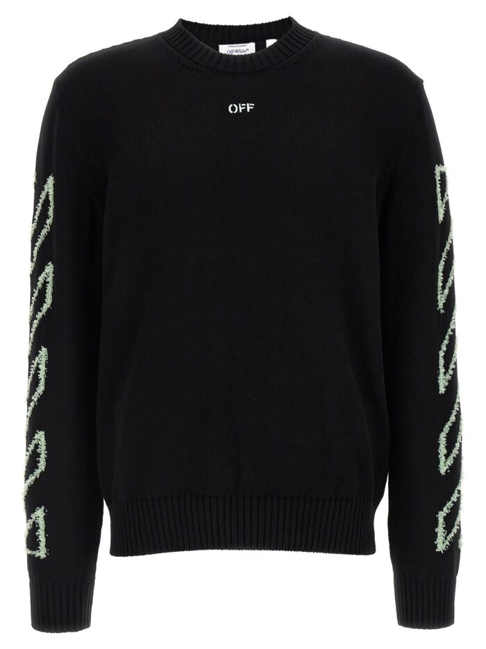 off white 'diag outline' sweater Off-white 'Diag Outline' Sweater