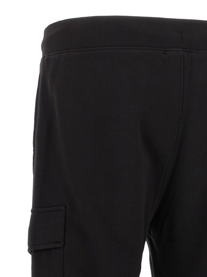 C.P. COMPANY 'Diagonal Raised Fleece' Pants With Lens Detail