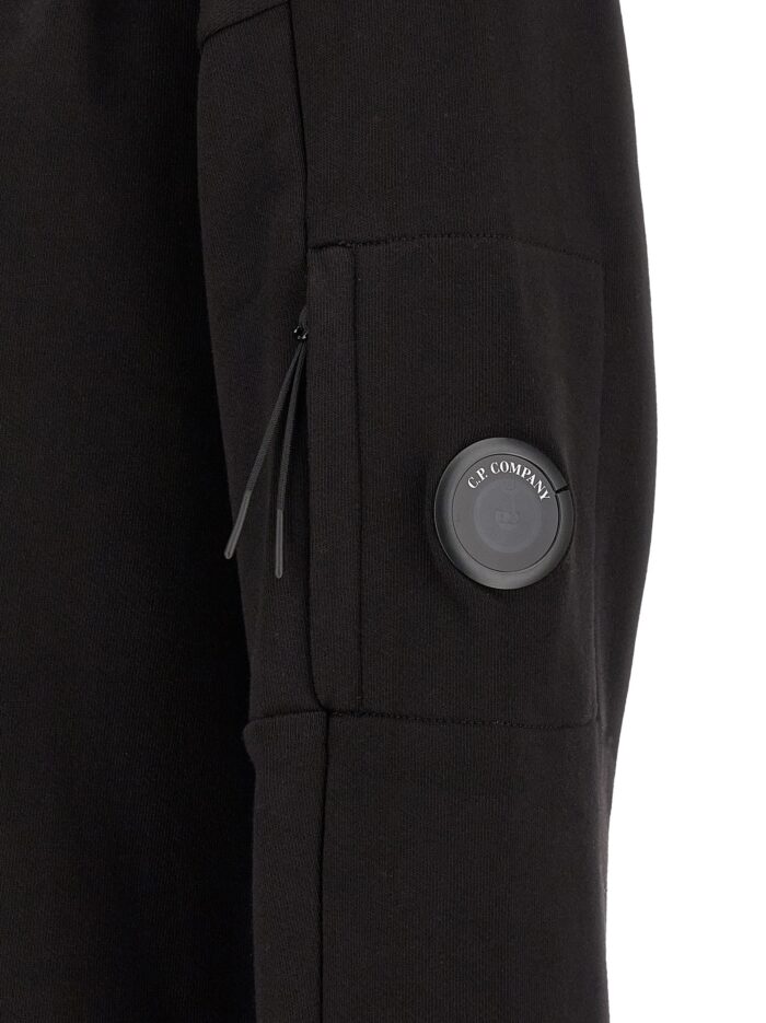 C.P. COMPANY 'Diagonal Raised Fleece ' Sweatshirt And Lens Detail