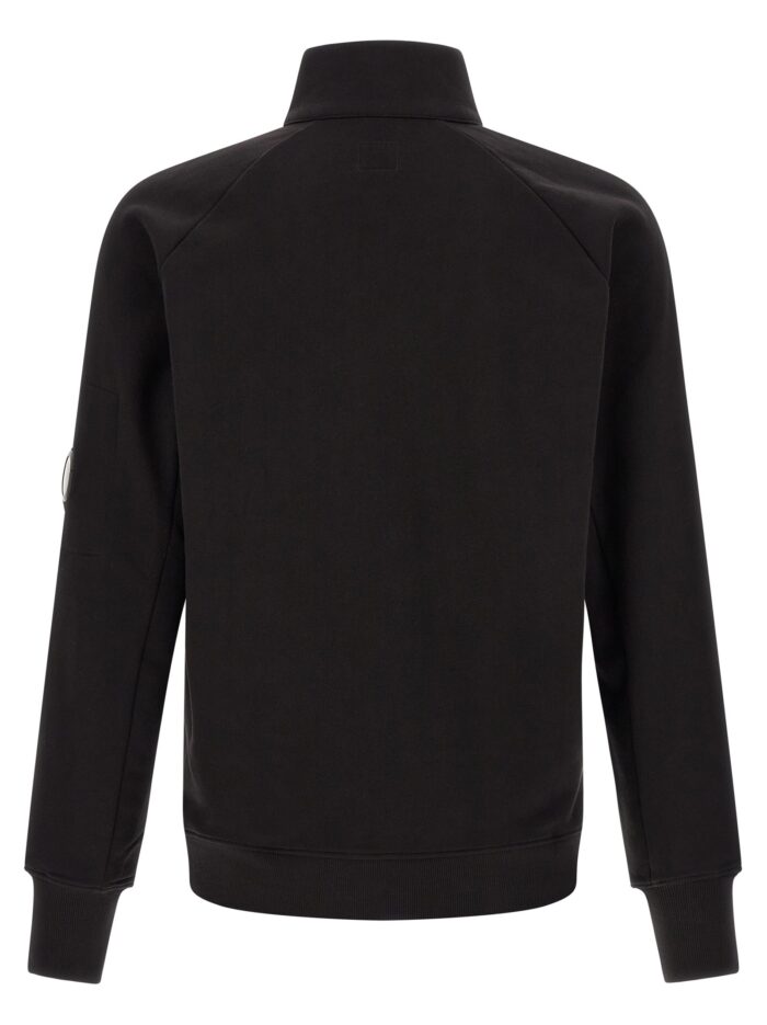C.P. COMPANY 'Diagonal Raised Fleece ' Sweatshirt And Lens Detail