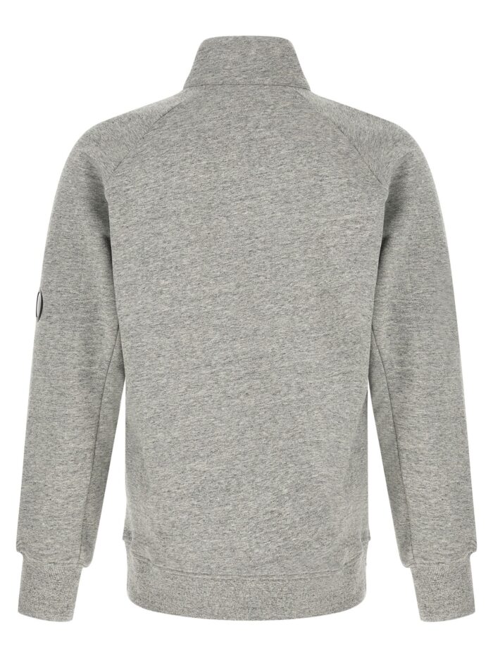 C.P. COMPANY 'Diagonal Raised Fleece ' Sweatshirt And Lens Detail