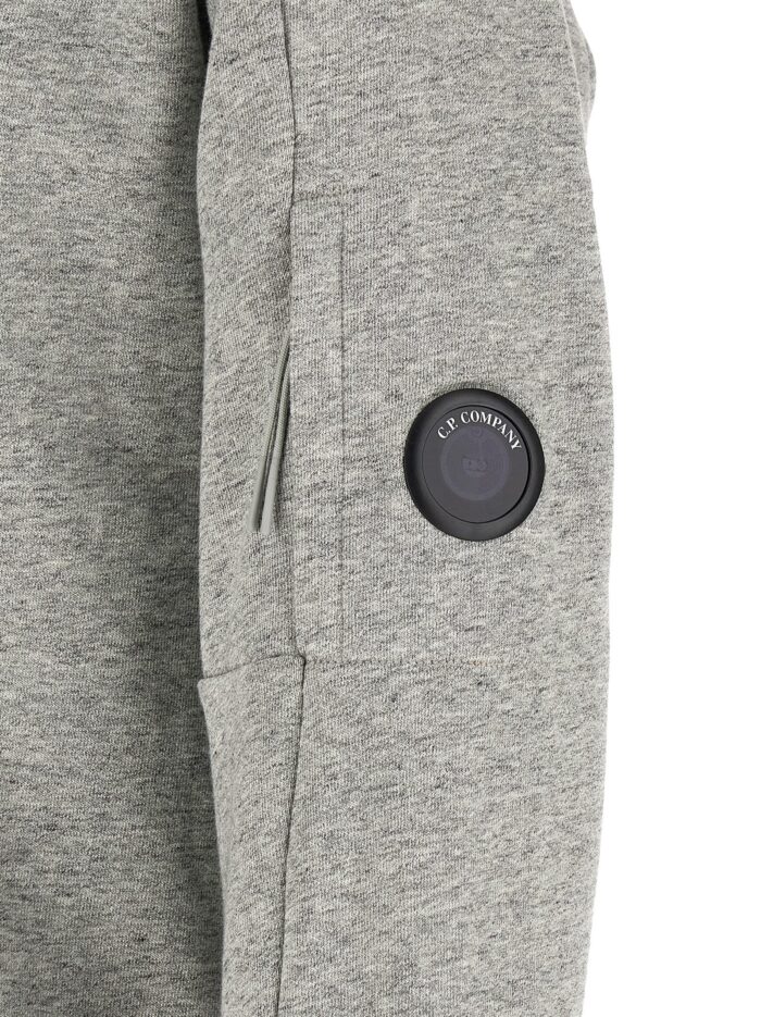 C.P. COMPANY 'Diagonal Raised Fleece ' Sweatshirt And Lens Detail