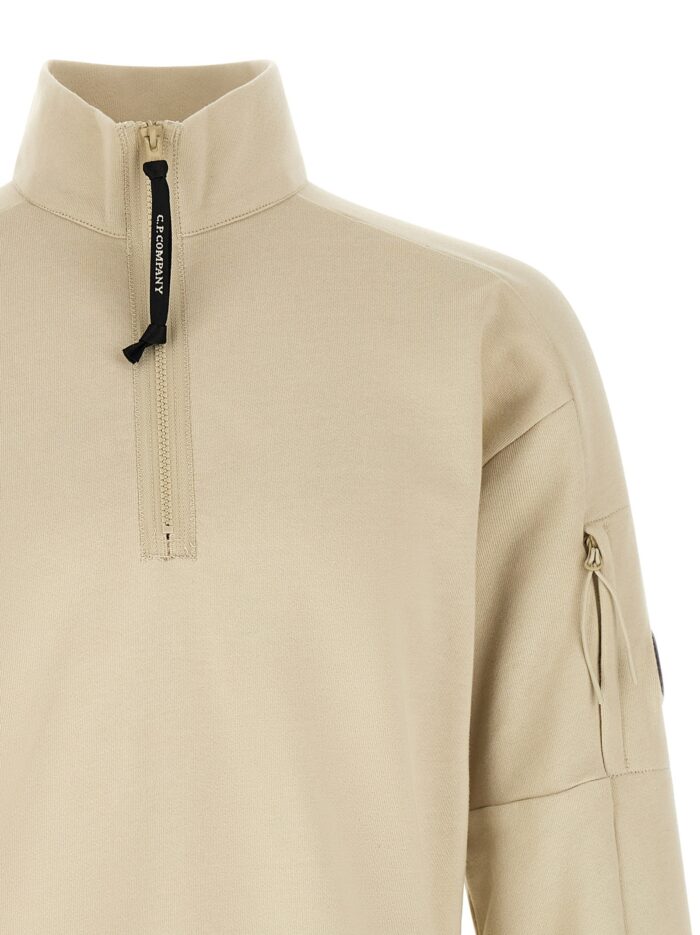 C.P. COMPANY 'Diagonal Raised' Sweatshirt With Lens Detail