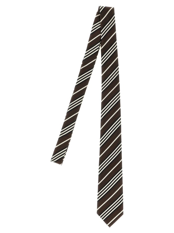 saint laurent diagonal striped tie Saint Laurent Diagonal Striped Tie