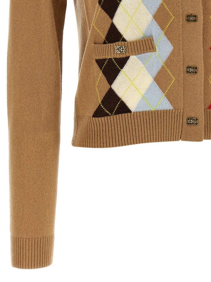 GANNI Diamond-shaped Cardigan