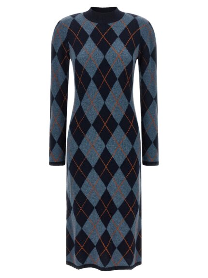 TWIN SET Diamond-shaped Knit Dress