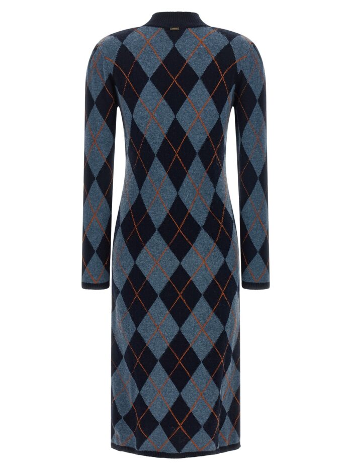 TWIN SET Diamond-shaped Knit Dress