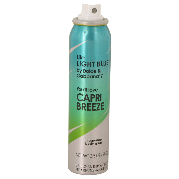 Designer Imposters Capri Breeze By Parfums De Coeur - Body Spray (Tester) 2.5 Oz
