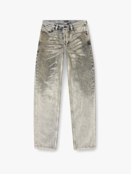 Diesel 1988 D-ark Cotton Jeans With Laminated Effect