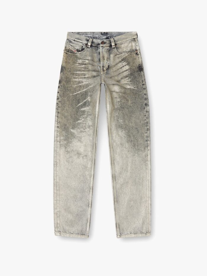 Diesel 1988 D-ark Cotton Jeans With Laminated Effect
