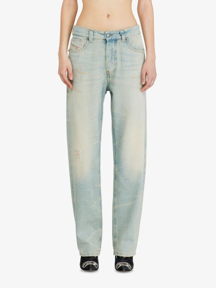 Diesel 1988 D-ARK Jeans In Washed-out Blue Denim