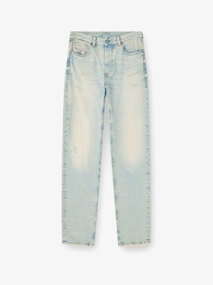 Diesel 1988 D-ARK Jeans In Washed-out Blue Denim