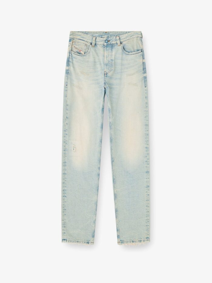 Diesel 1988 D-ARK Jeans In Washed-out Blue Denim