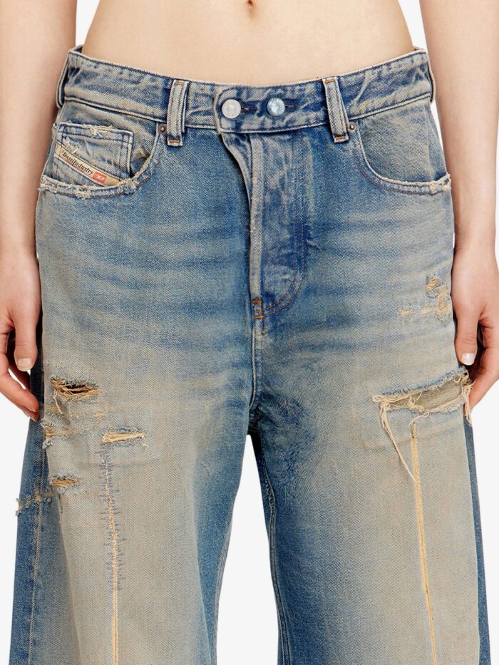 Diesel 1996 D-SIRE Jeans In Denim Blue With Washed-out Effect