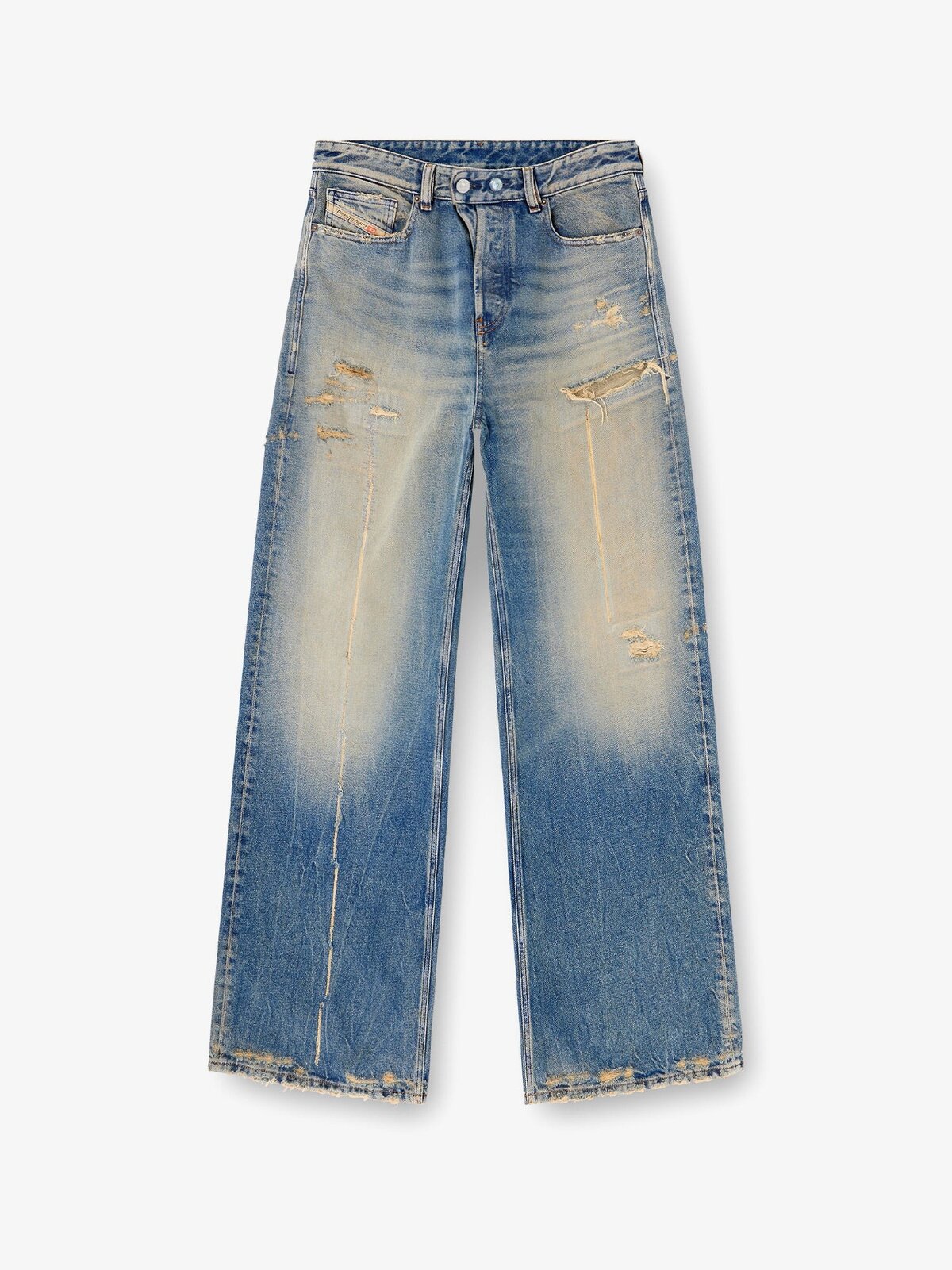 Diesel 1996 D-SIRE Jeans In Denim Blue With Washed-out Effect