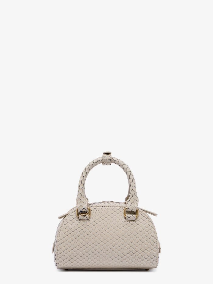 Diesel 1DR Dome Python Leather Crossbody Bag