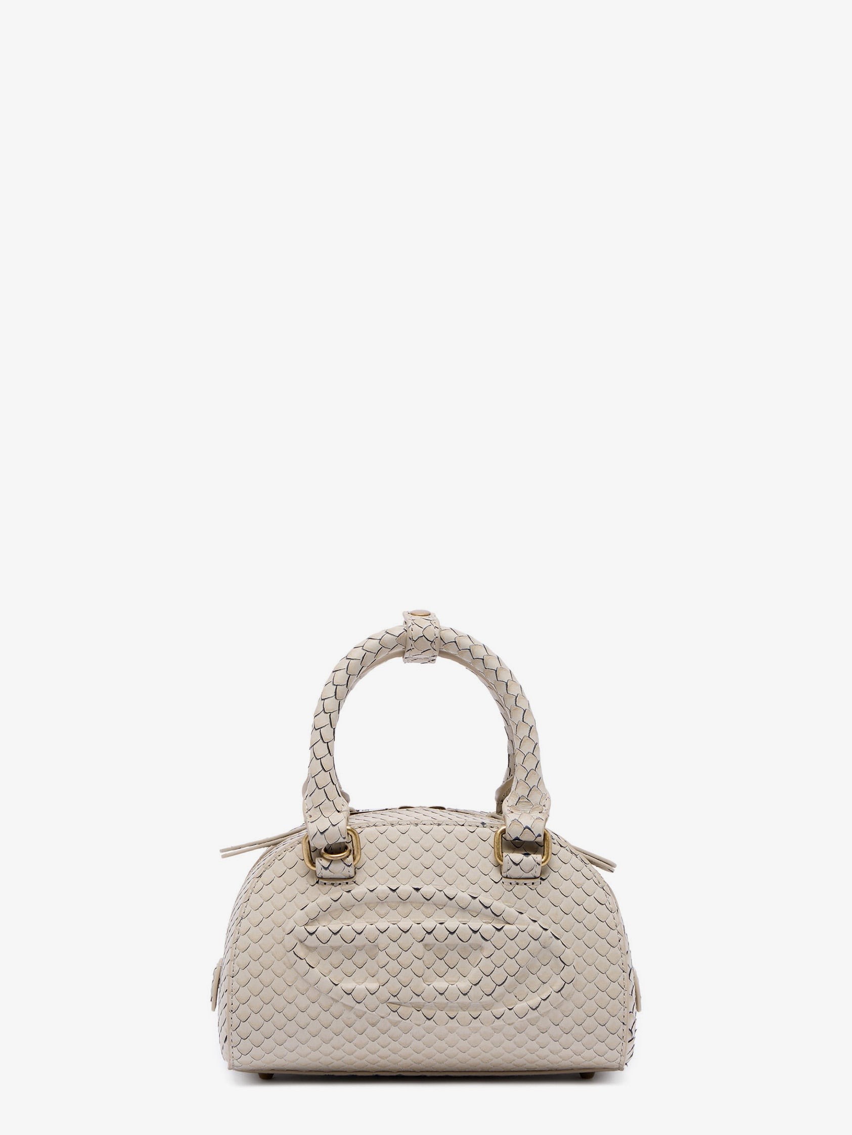 Diesel 1DR Dome Python Leather Crossbody Bag