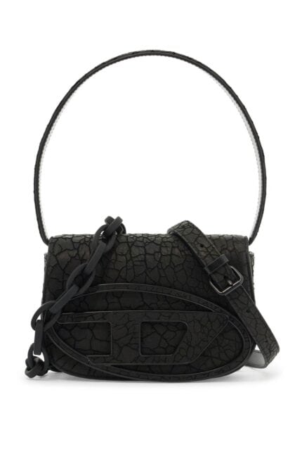 DIESEL 1dr Leather Shoulder Bag With Dry Finish