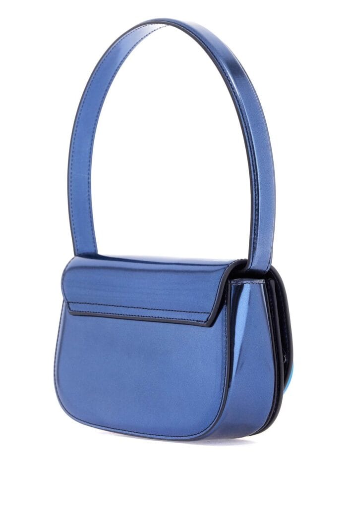 DIESEL 1dr Metallic Leather Shoulder Bag