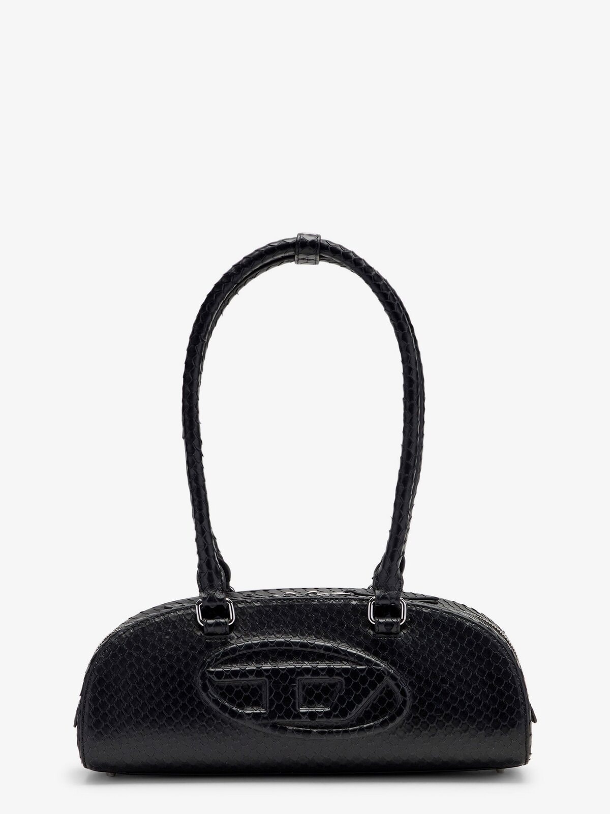 Diesel 1DR Python Effect Leather Shoulder Bag