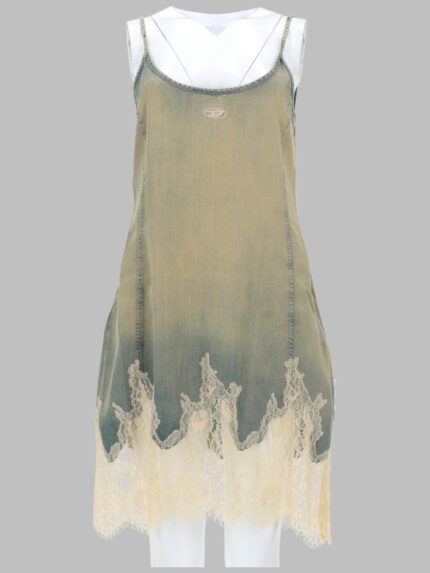 Diesel ABITO CORTO IN PIZZO E DENIM