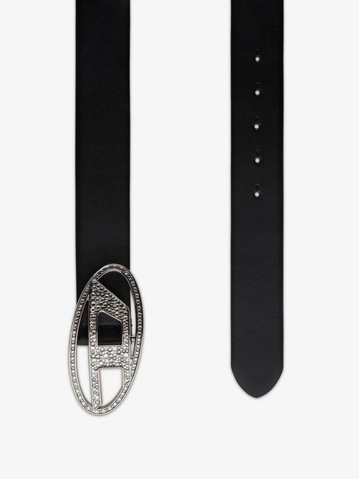 Diesel B-1DR Strass Leather Belt