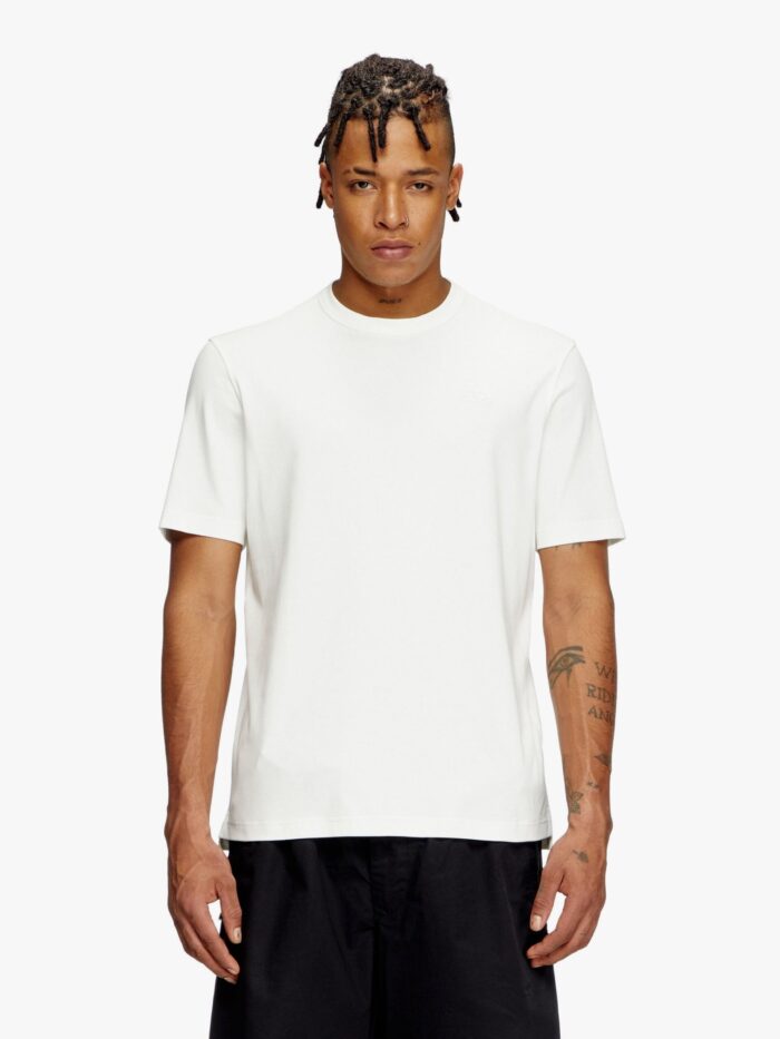 Diesel Biologic Cotton T-shirt With Frontal Oval-d Logo
