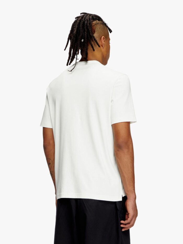Diesel Biologic Cotton T-shirt With Frontal Oval-d Logo