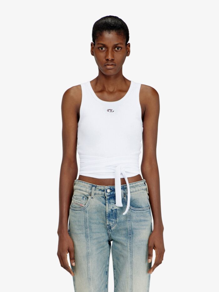 Diesel Cotton Blend Tank Top