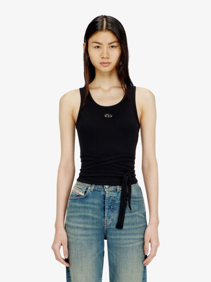 Diesel Cotton Blend Tank Top