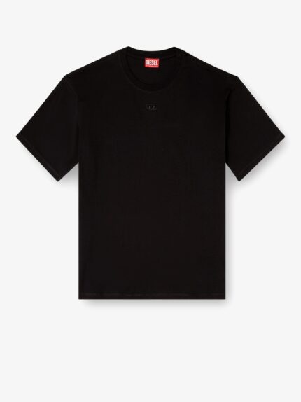 Diesel Cotton T-shirt With Embroidered Logo On The Front