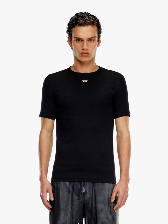Diesel Cotton T-shirt With Frontal Logo