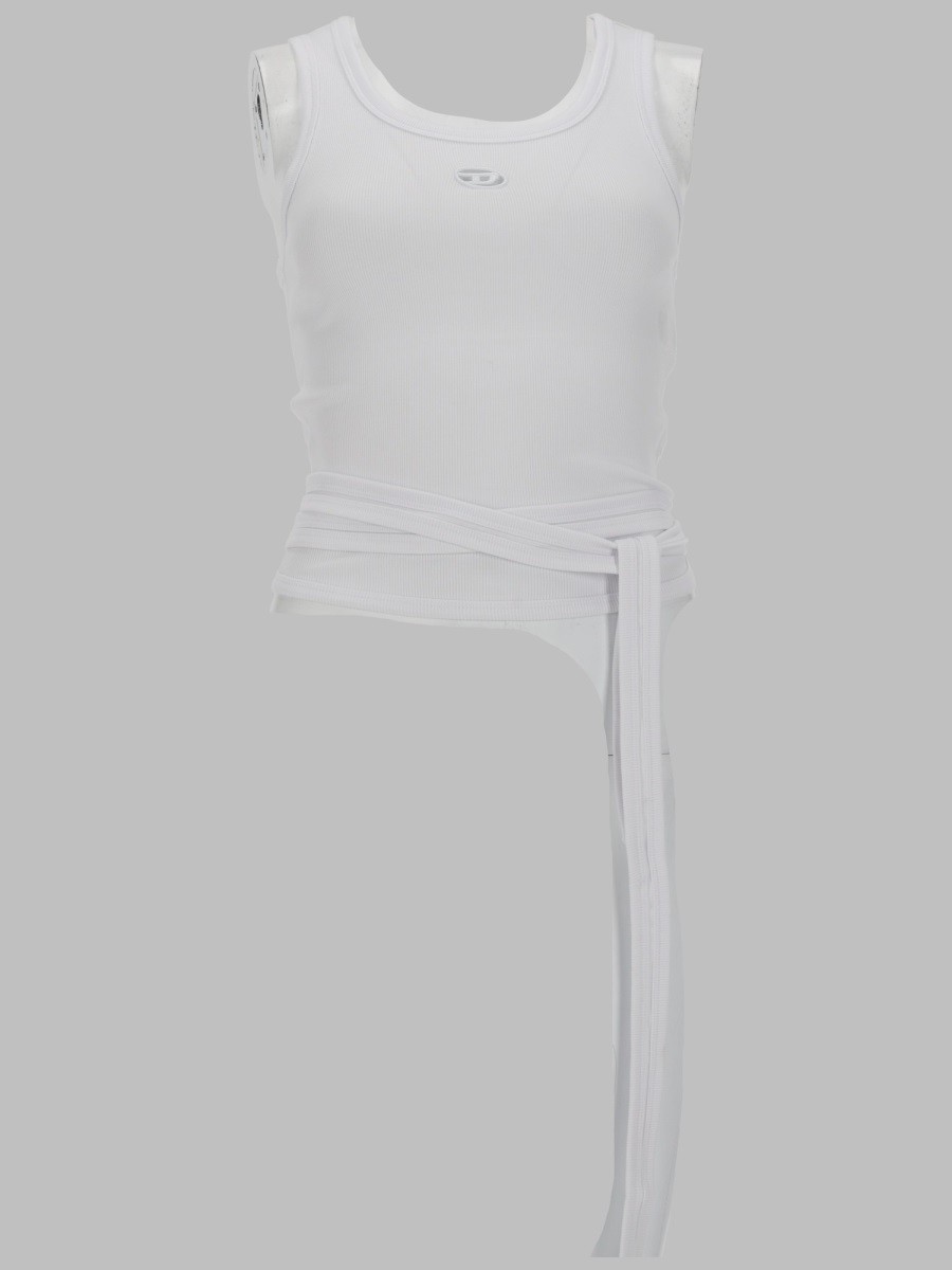 Diesel CROP TOP "T-ANKY-TAIL" CON LACCI