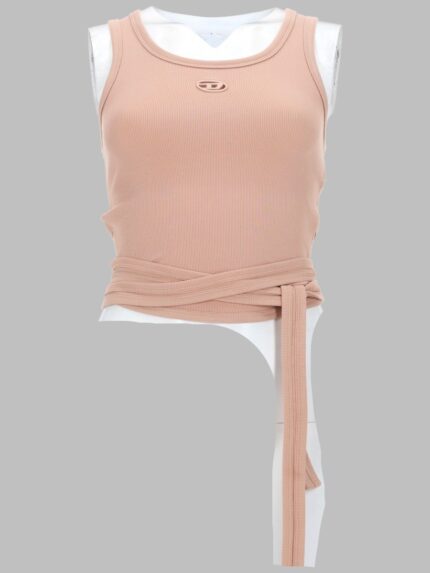 Diesel CROP TOP "T-ANKY-TAIL" CON LACCI