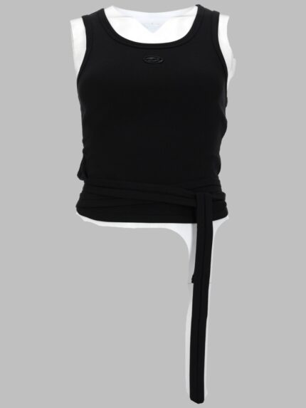 Diesel CROP TOP "T-ANKY-TAIL" CON LACCI