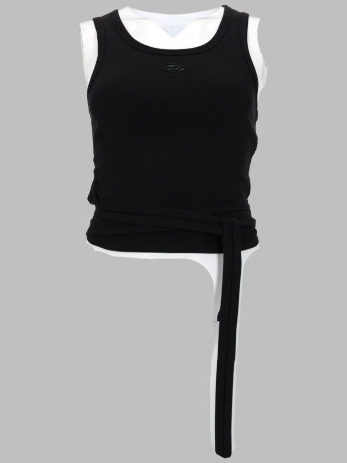 Diesel CROP TOP "T-ANKY-TAIL" CON LACCI