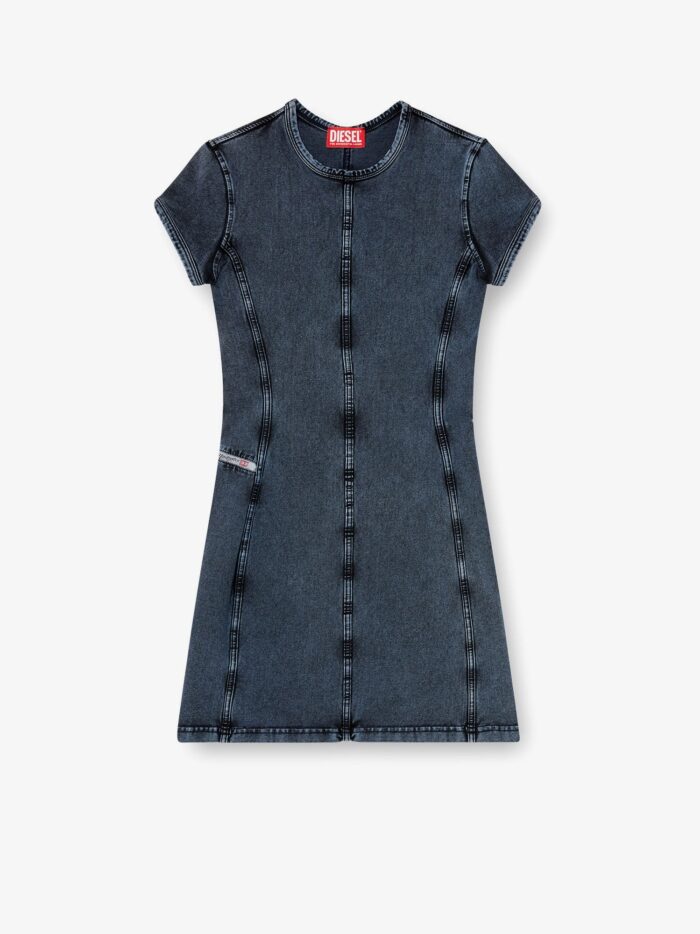 Diesel D-Cupsleeves Stretch Cotton Short Dress